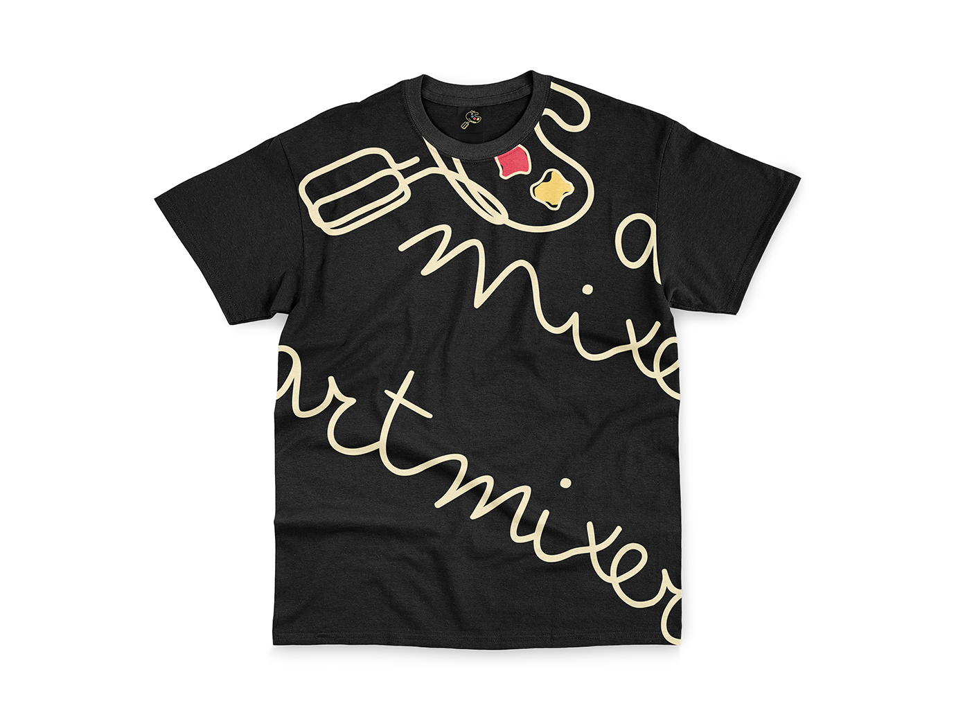 Art Mixer t-shirt stamp application