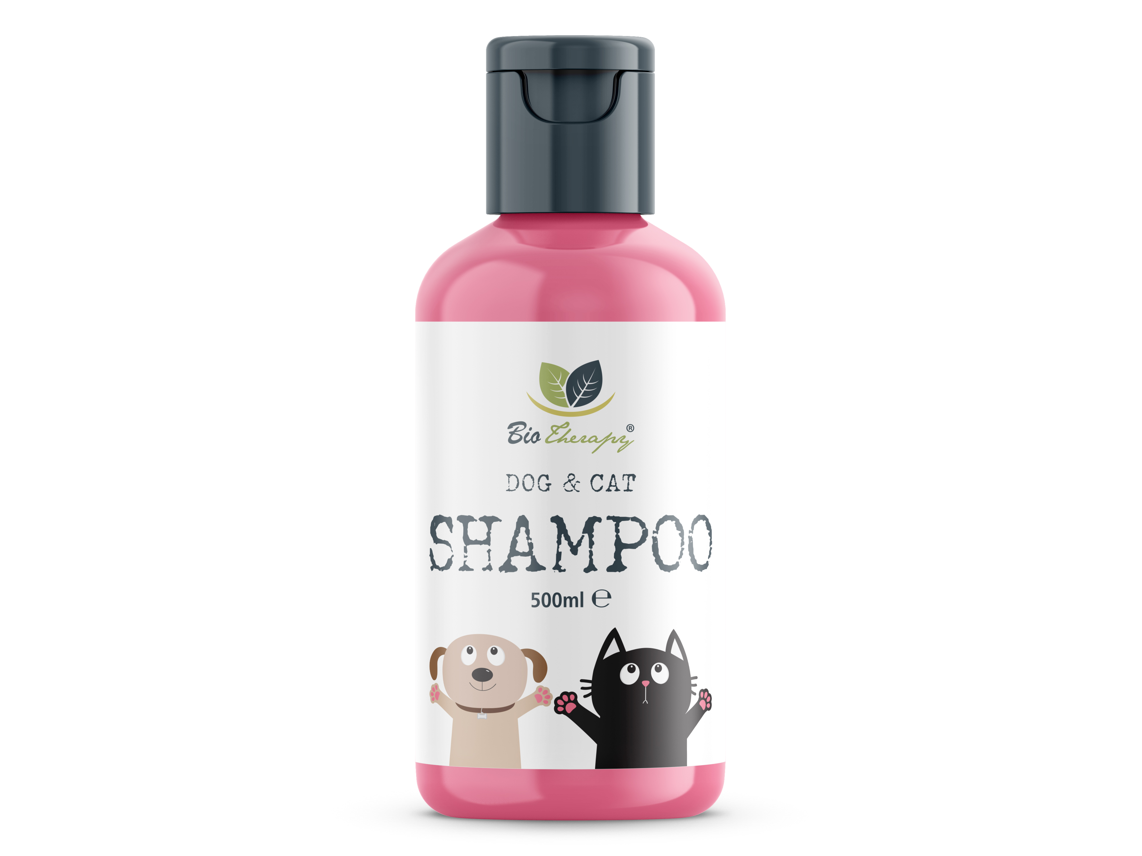 Biotherapy dog and cat shampoo bottle