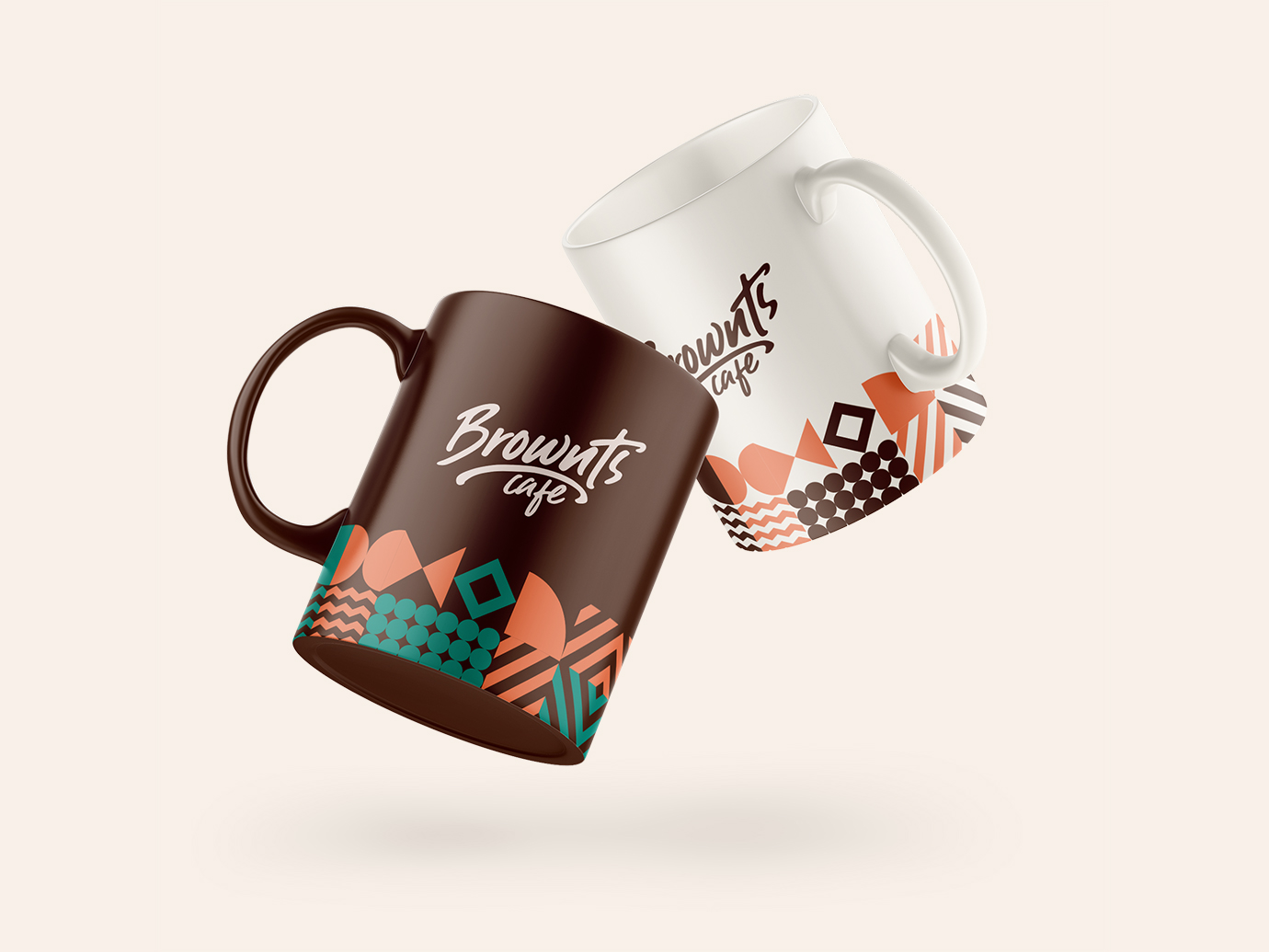 Brownts Cafe mugs