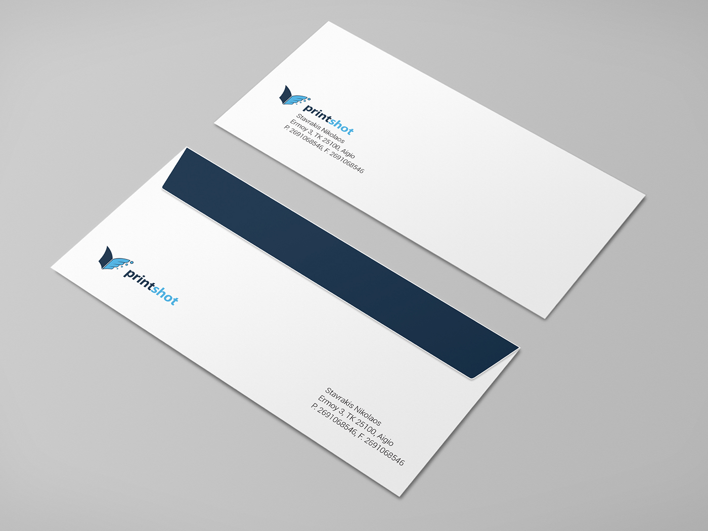 Print Shot — envelope presentation